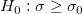 H_0:\sigma \ge \sigma_0