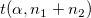t(\alpha ,n_1+n_2)\!