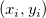 \left ( x_i, y_i \right )