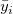 \bar{y}_{i}