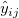 \hat{y}_{ij}