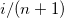 i/(n+1)