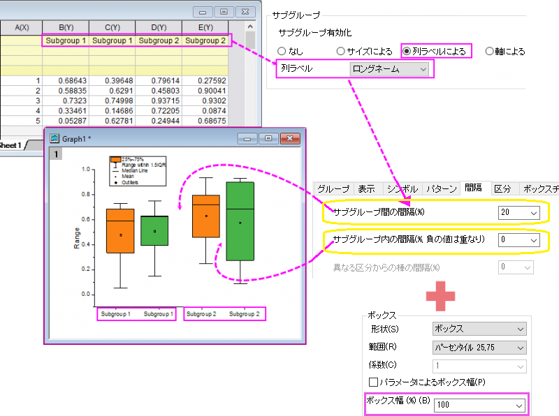 The (Plot Details) Spacing Tab ExampleForGap02.png