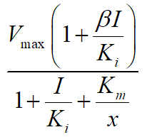 UncompetitivePartial Function formula.png