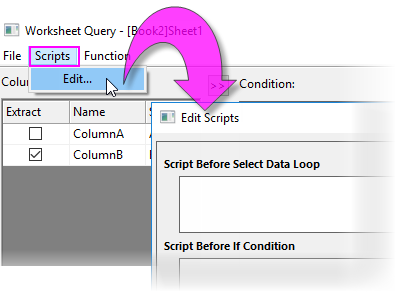 Wks query script menu.png