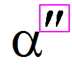 Double Prime Symbol Preview.png
