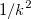 1/k^2