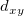 d_{xy}
