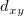 d_{xy}