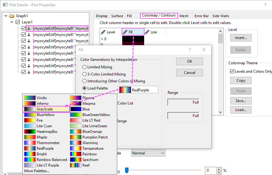 Flattened Colormap Surfaces with Increasing Z Offset 05.png