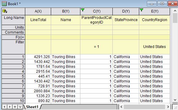 ImportDB for Analysis template filter done.png