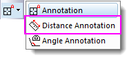 UG split button annotation tools distance.png