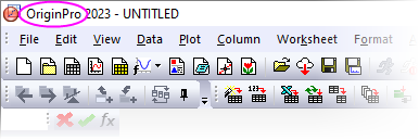 OriginPro title bar.png
