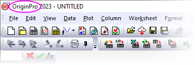 OriginPro title bar.png