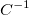 C^{-1}