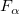 F_\alpha
